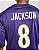 Camisa Esportiva Futebol Americano NFL Baltimore Ravens Lamar Jackson Número 8 Roxa - Imagem 2