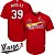 Camisa Esportiva Baseball MLB Arizona Cardinals Miles Mikolas Numero 39 Vermelha - Imagem 1