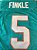 Camisa Esporte Futebol Americano Miami Dolphins Filme Ace Ventura Ray Finkle Número 5 Verde - Imagem 4