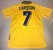 Camisa Esporte Futebol Seleção Suécia Copa do Mundo 1994 Henrik Larsson Número 7 Amarela - Imagem 4