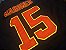 Camisa Esporte Futebol Americano NFL Kansas City Chiefs Patrick Mahomes Número 15 Preta - Imagem 4