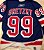 Camisa Esporte Hockey no Gelo NHL New York Rangers Wayne Gretzky Número 99 Azul - Imagem 3