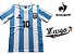 Camisa Le Coq Sportif Esporte Futebol Seleção Argentina Copa do Mundo 1982 Maradona Número 10 - Imagem 1