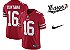 Camisa Nike Esporte Futebol Americano NFl San Francisco 49ers Joe Montana Número 16 Vermelha - Imagem 1