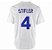 Camisa Filme American Pie Lacrosse Team Steve Stifler Número 4 Branca - Imagem 3