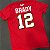 Camisa Esporte Futebol Americano NFL Tampa Bay Tom Brady Número 12 Vermelha - Imagem 4