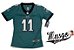Camisa Nike Esporte Futebol Americano NFL Philadelphia Eagles Carson Wentz Número 11 Feminina - Imagem 1