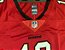 Camisa Nike Esporte Futebol Americano NFL Tampa Bay Buccaneers Tom Brady Número 12 Vermelha Feminina - Imagem 4