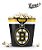 Balde de Pipoca Esporte Hockey NHL Boston Bruins preto - Imagem 1