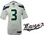 Camisa Esporte Nike Futebol Americano NFL Seattle Seahawks Russel Wilson Número 3 CInza - Imagem 1