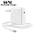 Fonte carregador macbook 96w tipo c pro air m1 m2 96w USB-C - Imagem 1