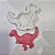 Molde de Silicone Dinossauros - Imagem 1