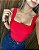 Body Alça Grossa Vermelho - Imagem 1