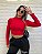 Cropped Manga Longa Vermelho - Imagem 2