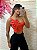 Cropped Flor Coral - Imagem 1
