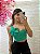 Cropped Flor Verde - Imagem 1