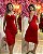 Vestido Beatriz Vermelho - Imagem 1
