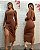 Vestido Sophia Marrom - Imagem 1