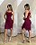 Vestido Aline Vinho - Imagem 1