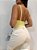Body Cavado Alça Amarelo - Imagem 2