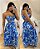 Vestido Lily Azul Folhas - Imagem 1