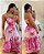 Vestido Lily Rosa Flores - Imagem 1