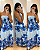 Vestido Hawai Flor Azul - Imagem 1