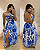 Vestido Sandy Estampa Azul 1 - Imagem 1