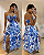 Vestido Sandy Estampa Azul 2 - Imagem 1