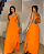 Vestido Elizandra Laranja - Imagem 1