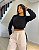 Cropped Moletom Preto - Imagem 1