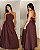 Vestido Milena Marrom - Imagem 1