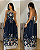 Vestido Milena Estampa Azul Escuro - Imagem 1