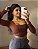 Cropped Baby Marrom - Imagem 1