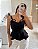 Blusa laço preta - Imagem 1