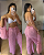 Conjunto de saída de praia rosa | Saia + bolsa - Imagem 1