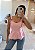 Blusa Peplum Rosa - Imagem 1