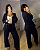 Conjunto Bárbara Azul Camisa + Calça - Imagem 1