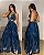 Vestido Mármore Azul Escuro - Imagem 1