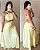 Vestido Elsa Amarelo - Imagem 1