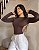 Body Costas Nua Marrom - Imagem 1
