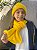 Cachecol Tricot Amarelo - Imagem 1