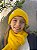 Gorro Tricot Amarelo - Imagem 1