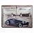 Jogo 8 Placas de Metal Imã Carros Antigos - Imagem 2
