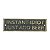 Placa Ferro Instant Idiot Cor Preto 19x11,5cm - Imagem 1