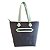 Bolsa Feminina Fátima - Ráfia Preta e Verde - Imagem 2