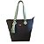 Bolsa Feminina Fátima - Ráfia Preta e Verde - Imagem 1