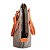 Bolsa Feminina Fátima - Ráfia Natural e Laranja - Imagem 5