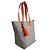 Bolsa Feminina Fátima - Ráfia Natural e Laranja - Imagem 3