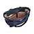 Bolsa Tote Grande Para Notebook Tweed Poá Azul Marinho - Imagem 5